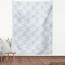 Ambesonne Harbour Stripe Fabric by the Yard, Abstract Brushstroke Nautical Ocean Horizontal Lines Soft Picture, Decorative Fabric for Upholstery and Home Accents, 3 Yards, Pale Slate Blue White